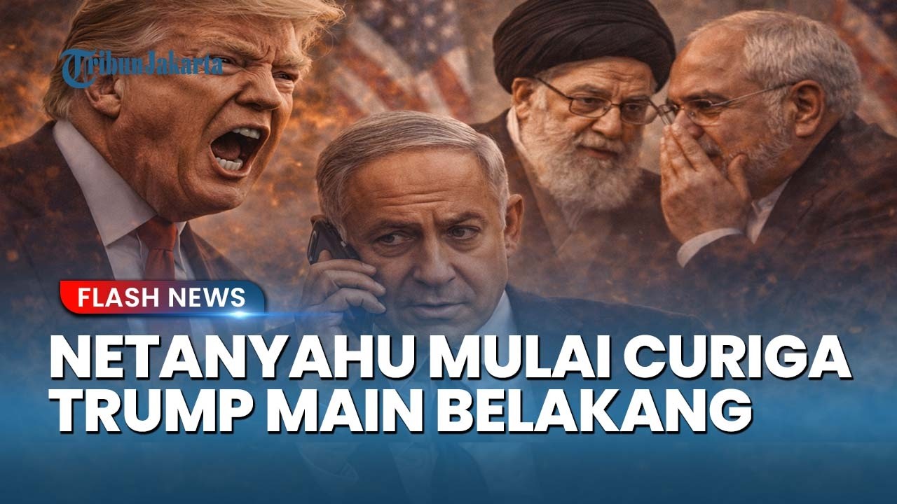 TAKUT DIKHIANATI! Netanyahu Panik Trump Main Belakang dengan Iran Saat Jet Israel Bombardir Teheran