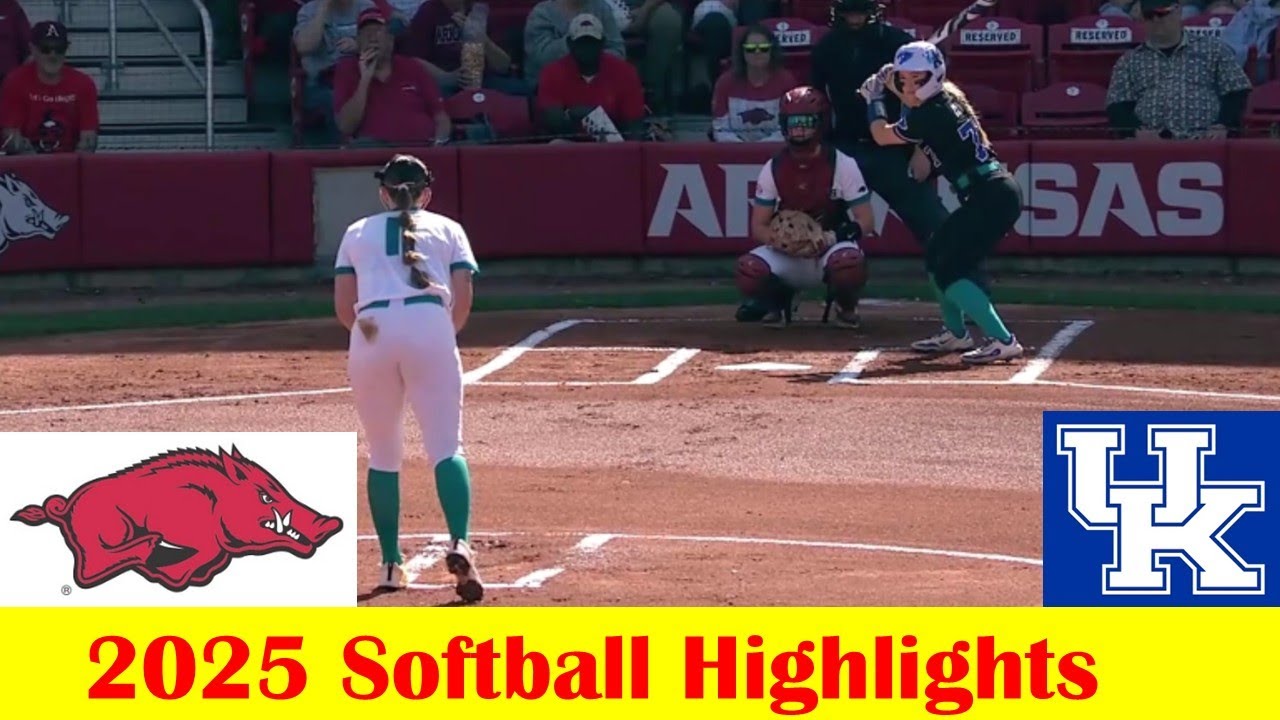 Kentucky vs #14 Arkansas Softball Game Highlights 3 29 2025