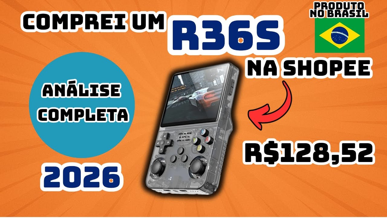 Comprei Um R36S Na Shopee Por R$128,52!!! Será Que Valeu a Pena?