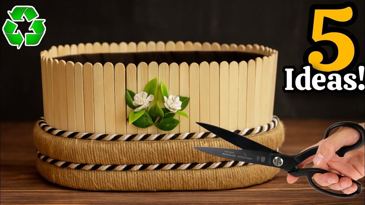 Transforming Cardboard & Jute Rope ♻️😱 5 GENIUS Recycling Ideas That Will Amaze You!