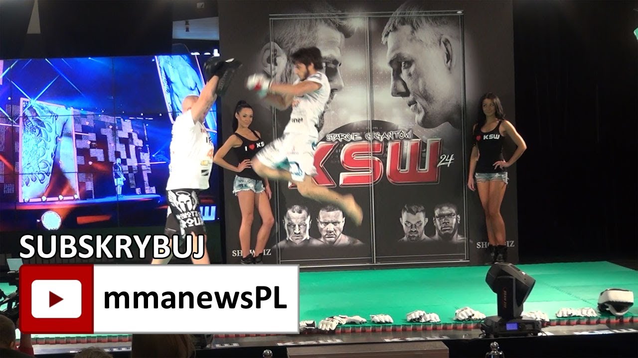 Anzor Azhiev na media treningu KSW 24