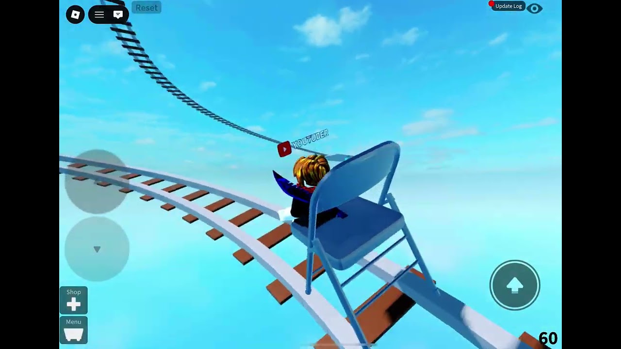 Create a cart ride | Kristopher drop the folding chair off a high place (Roblox)