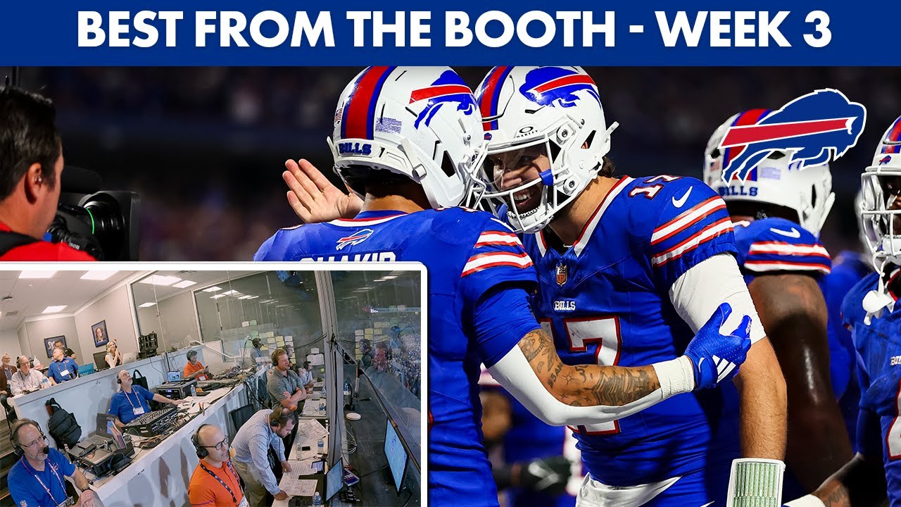 Watch The Bills Win Over The Dolphins From The Broadcast Booth! | Buffalo Bills