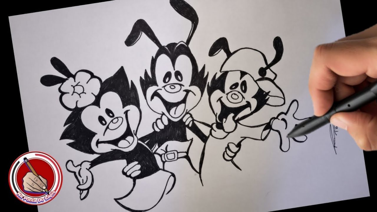 Como desenhar os Animaniacs || desenho para iniciantes passo a passo || tutorial fácil Animaniacs 