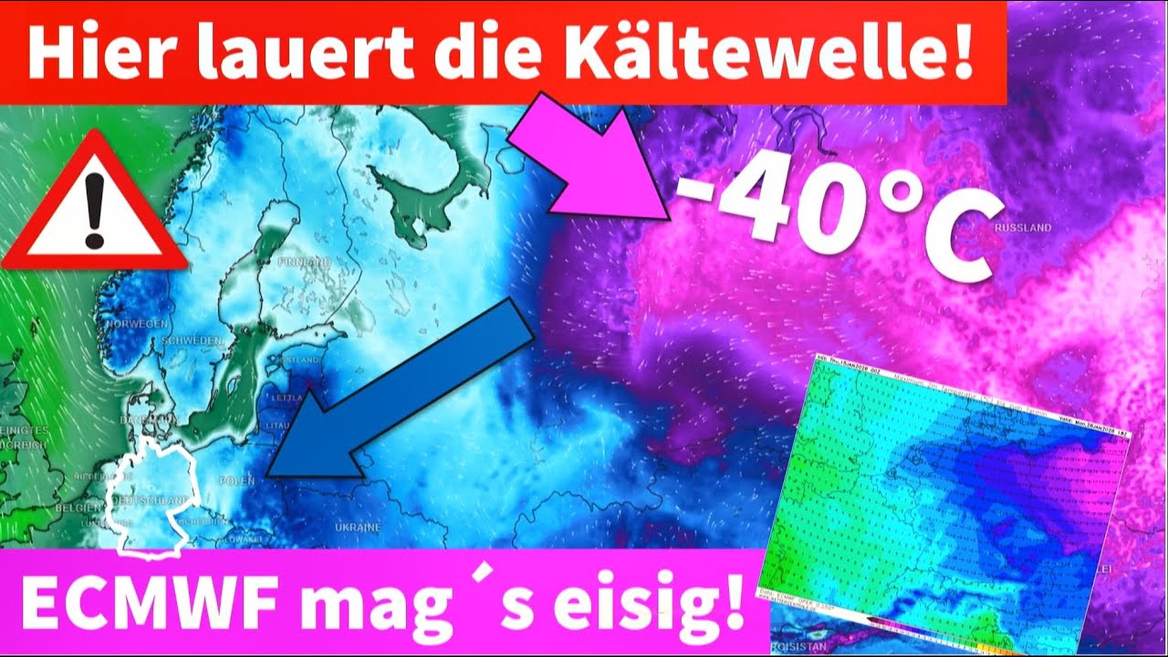 Gigantische Kältekammer: Rutschen die Kaltluftmassen bald zu uns? Ende Janaur könnte es soweit sein!
