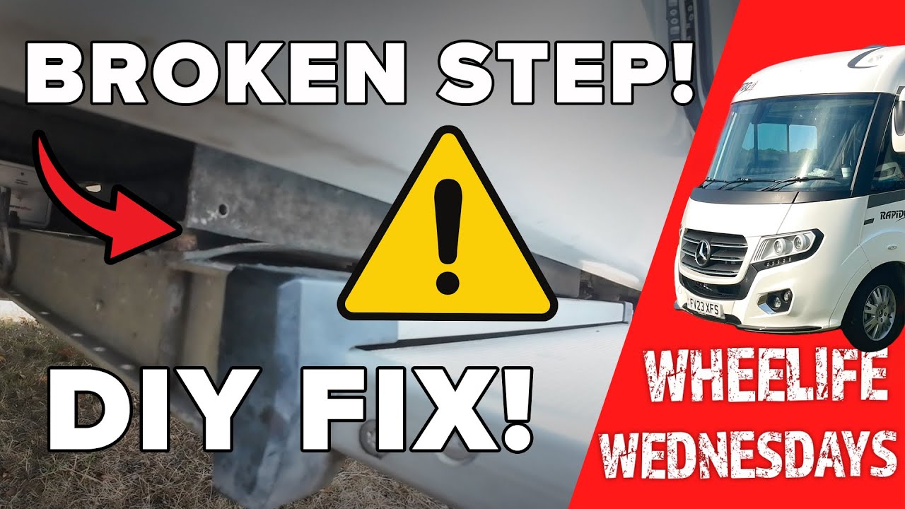 Motorhome Step Repair | How We Saved ££££'s on Our Electric Step!