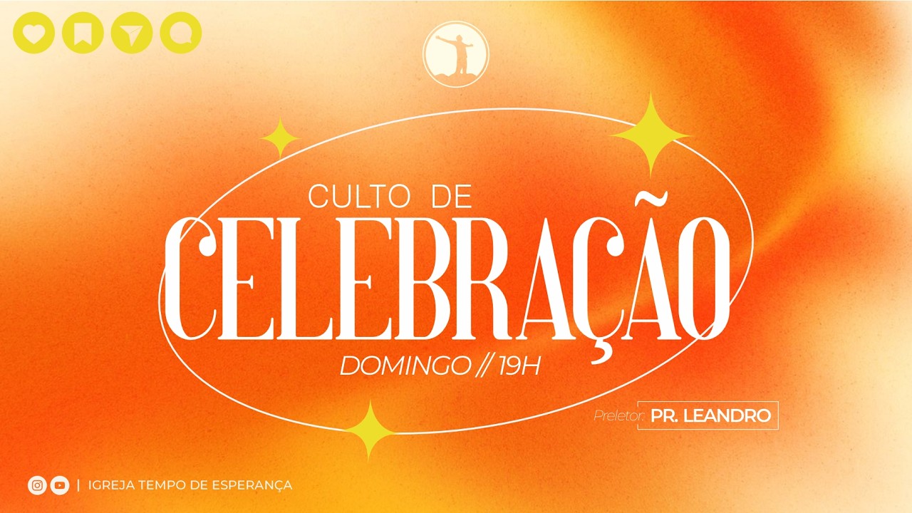 CULTO DE CELEBRAÇÃO  - Pr. Leandro - 15/03/2026  -  IGREJA TEMPO DE ESPERANÇA - ITATIBA - SP