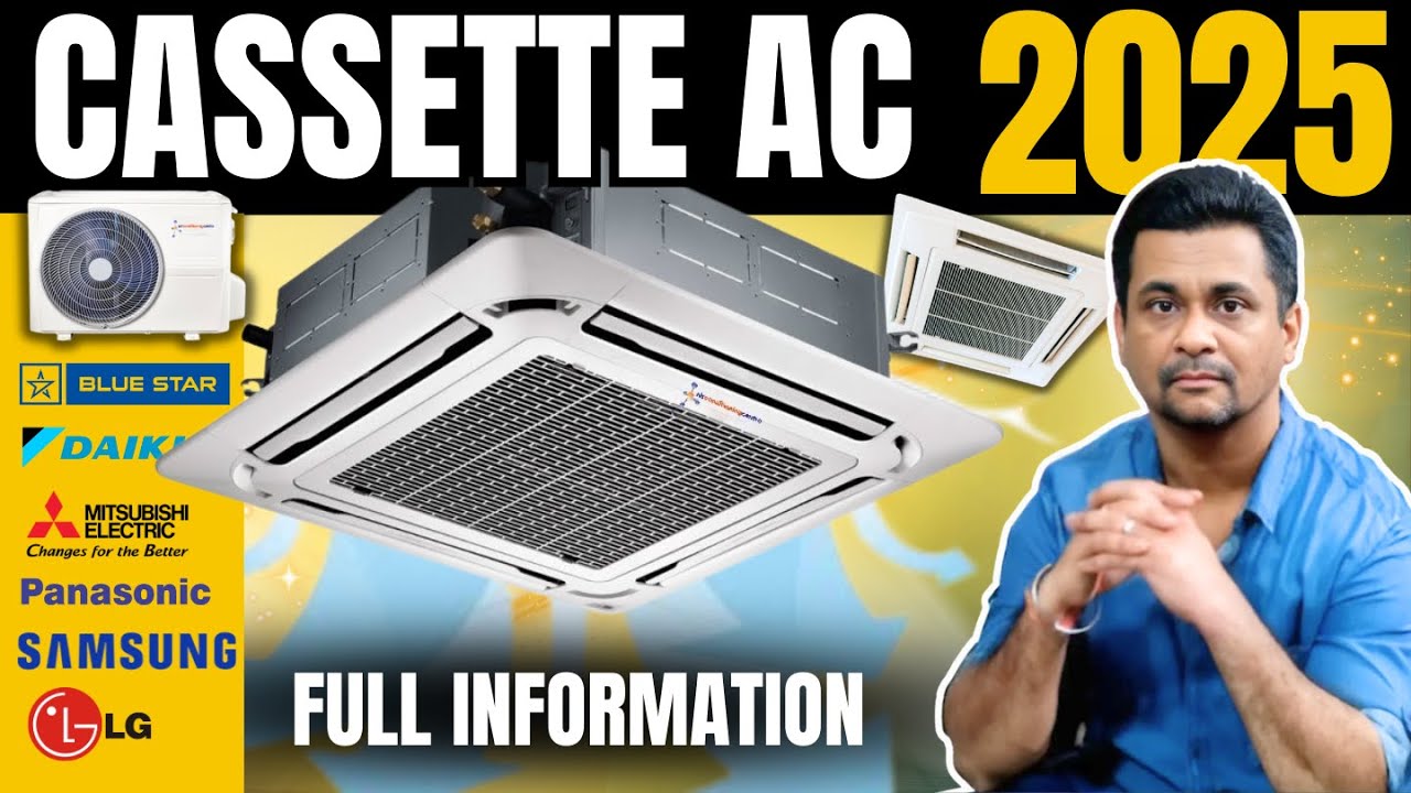 Cassette AC in 2025 | Cassette AC Buying Guide 2025 | Daikin Cassette AC | Mitsubishi AC | LG AC