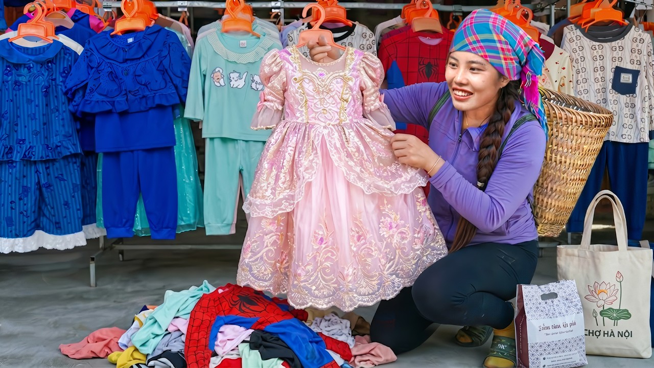 Single Mom Harvests Melons to Sell | Buying New Clothes for My Daughter’s First Day of School