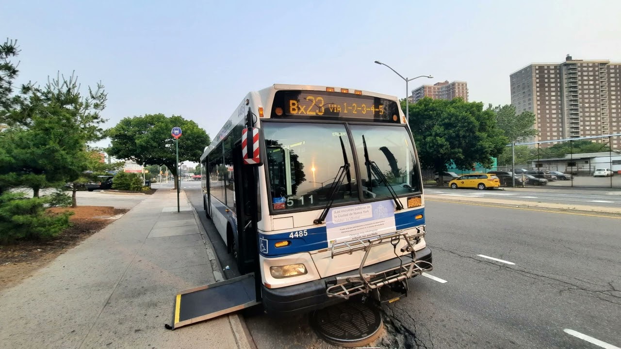 MTA Bus: 2009 Orion VII NG HEV #4485 [Audio Recording]