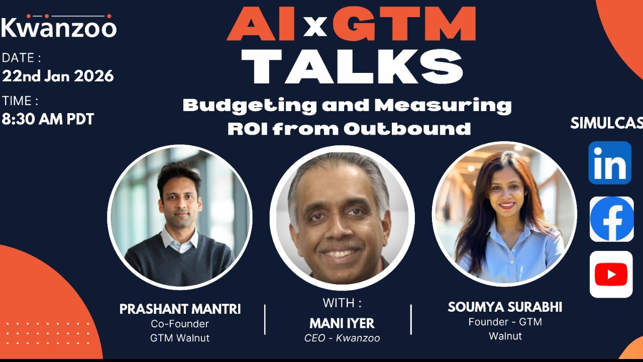 AI x GTM Talks 2026: Ep 43 - Budgeting and Measuring ROI from Outbound
