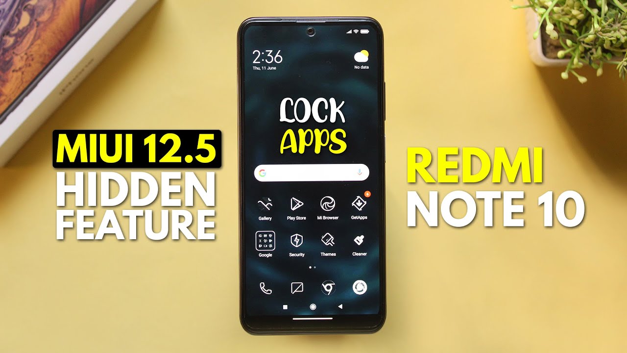 Redmi Note 10 Hidden Feature In MIUI 12.5 - How To Lock Apps in Redmi Note 10 (No App Required)