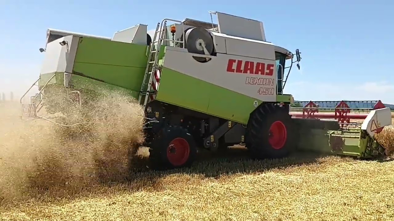 Žatva 2025 Ozimný jačmeň CLAAS LEXION 450 5.časť