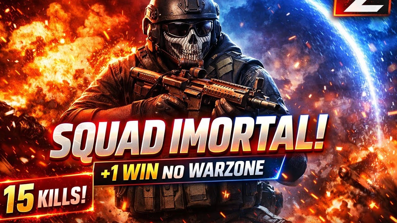 SQUAD IMORTAL! 🔥 Mais Uma Vitória INSANA no Warzone 🏆💀