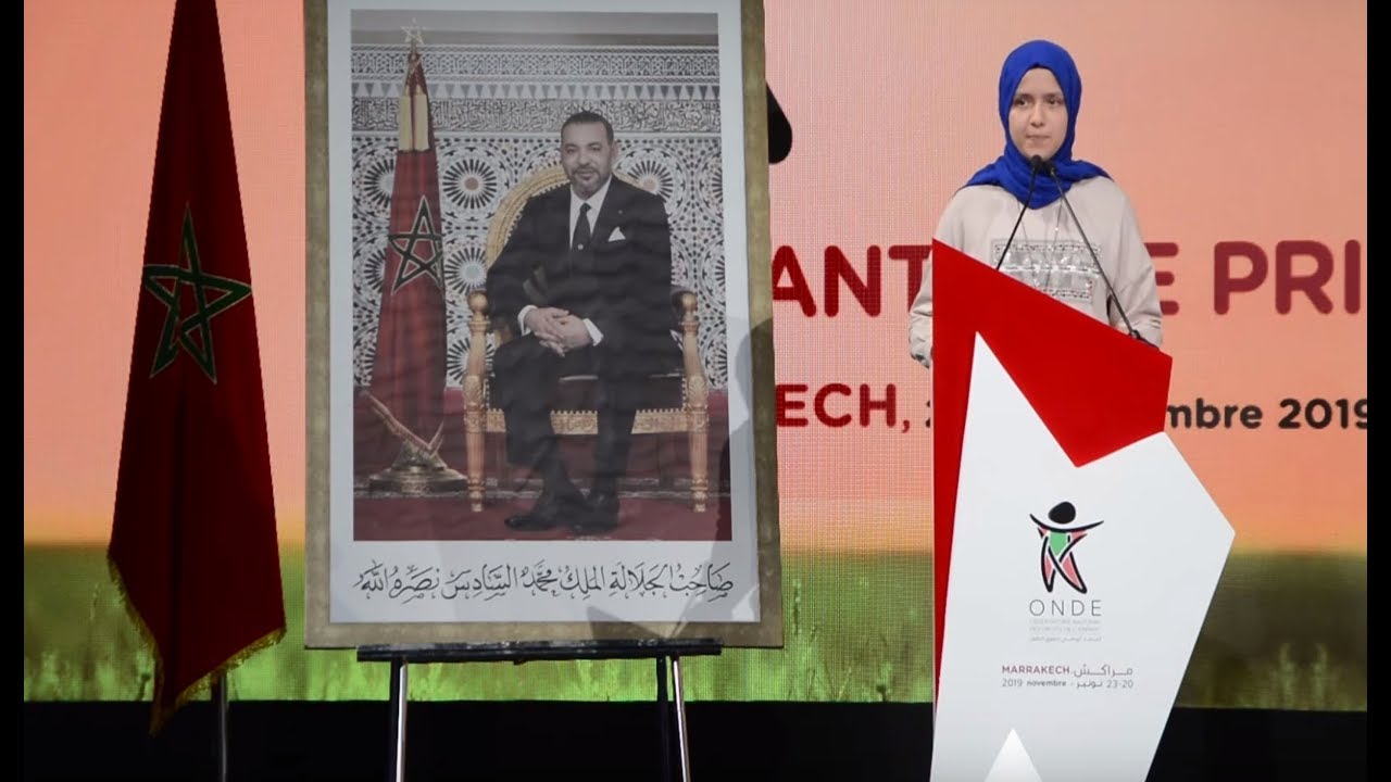 في مؤتمر المرصد المغربي لحقوق الطفل وأمام مسؤولين ساميين طفلة برلمانية تقدم تصورها حول حقوق الطفل