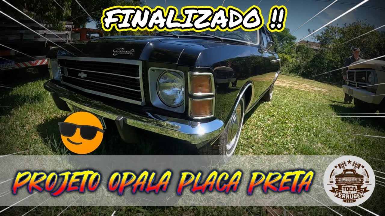 Projeto Opala 76 placa preta: finalizado!!