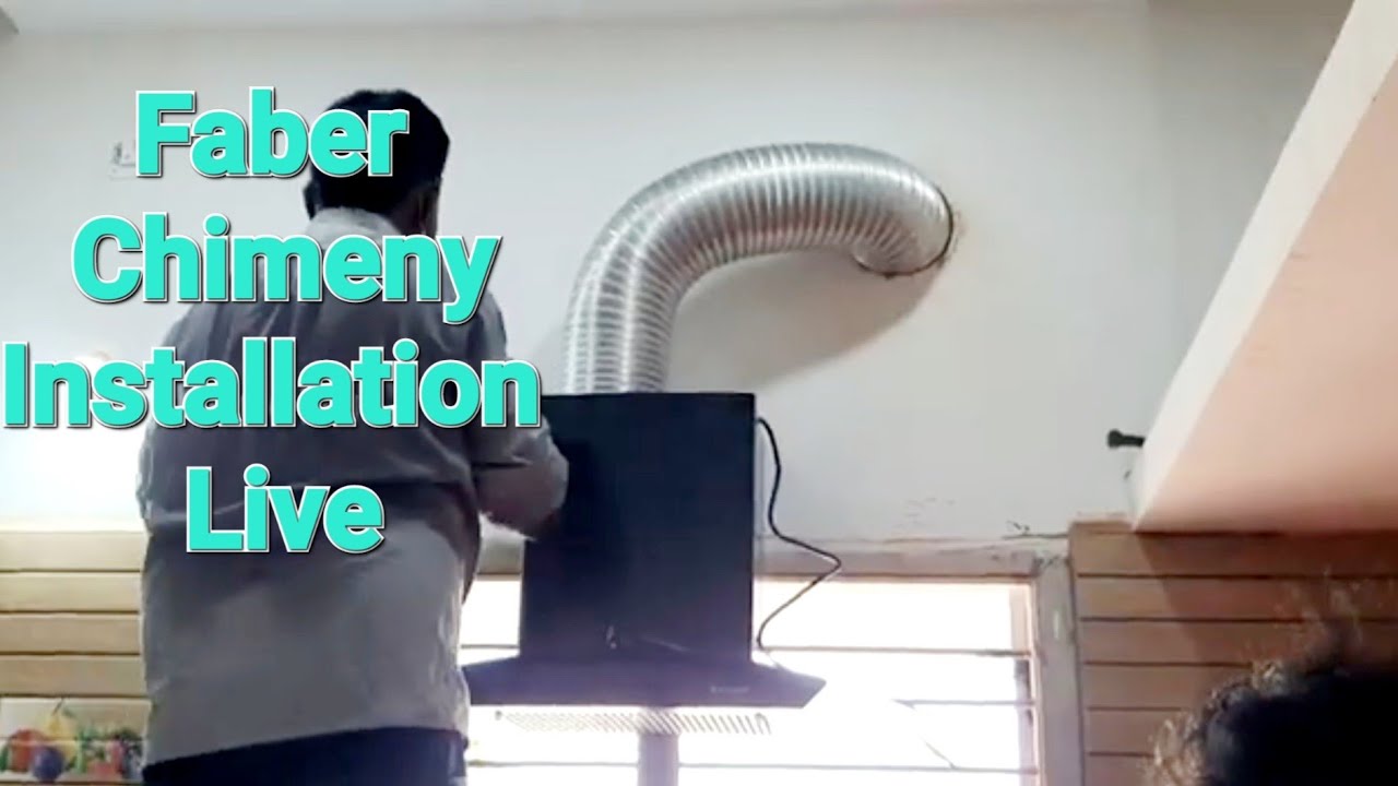 Faber Kitchen Chimney Installation.#techmarudhu #technology #chimney