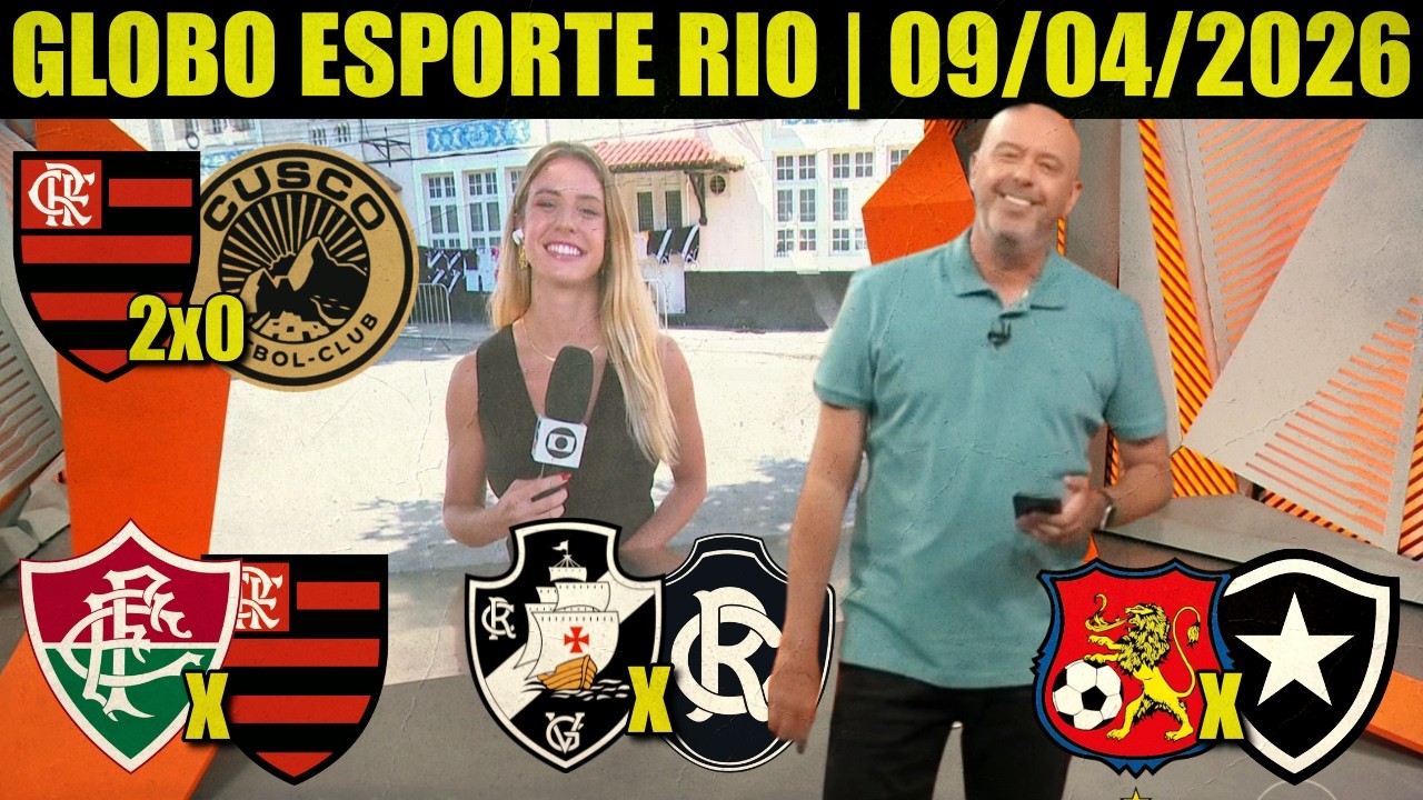 GLOBO ESPORTE RIO DE JANEIRO DE HOJE: FLAMENGO | VASCO | BOTAFOGO | FLUMINENSE | GE RJ HJ QUINTA