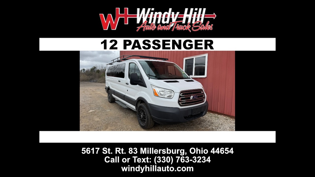 2015 Ford Transit 12 Passenger, Backup Camera! SK#WH2651A