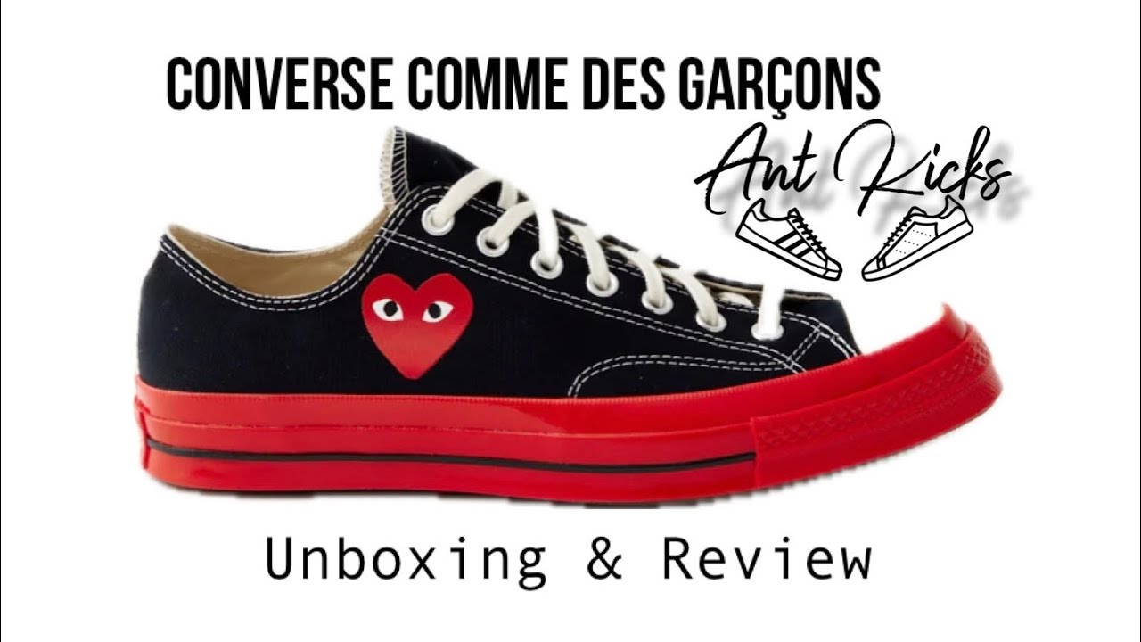 Converse Comme des Garcons Low Unboxing & Review en español