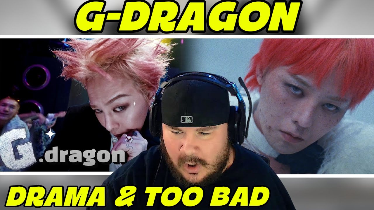 G-DRAGON - 'DRAMA' & TOO BAD (feat. Anderson .Paak) REACTION!