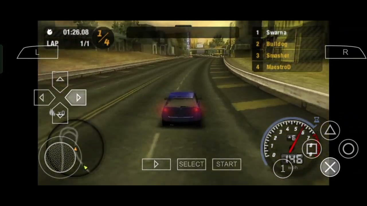 Blacklist 15 (Event) Lay Of The Land Circuit - Need For Speed Most Wanted 5-1-0 PSP Gameplay 