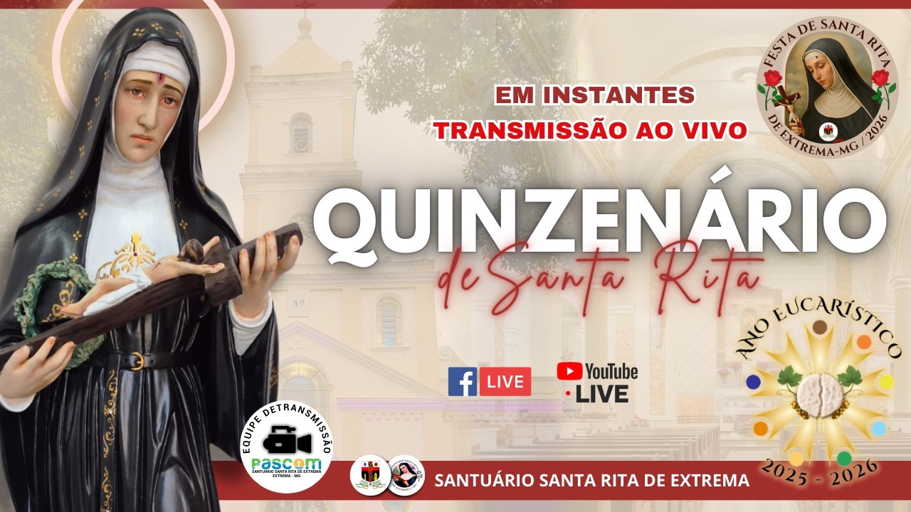 SANTA MISSA QUINZENÁRIO DE SANTA RITA  | AO VIVO | 05/02/26
