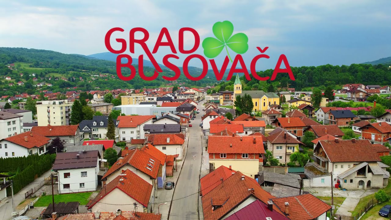 10 minutes above Bosnian cities. Busovača #1