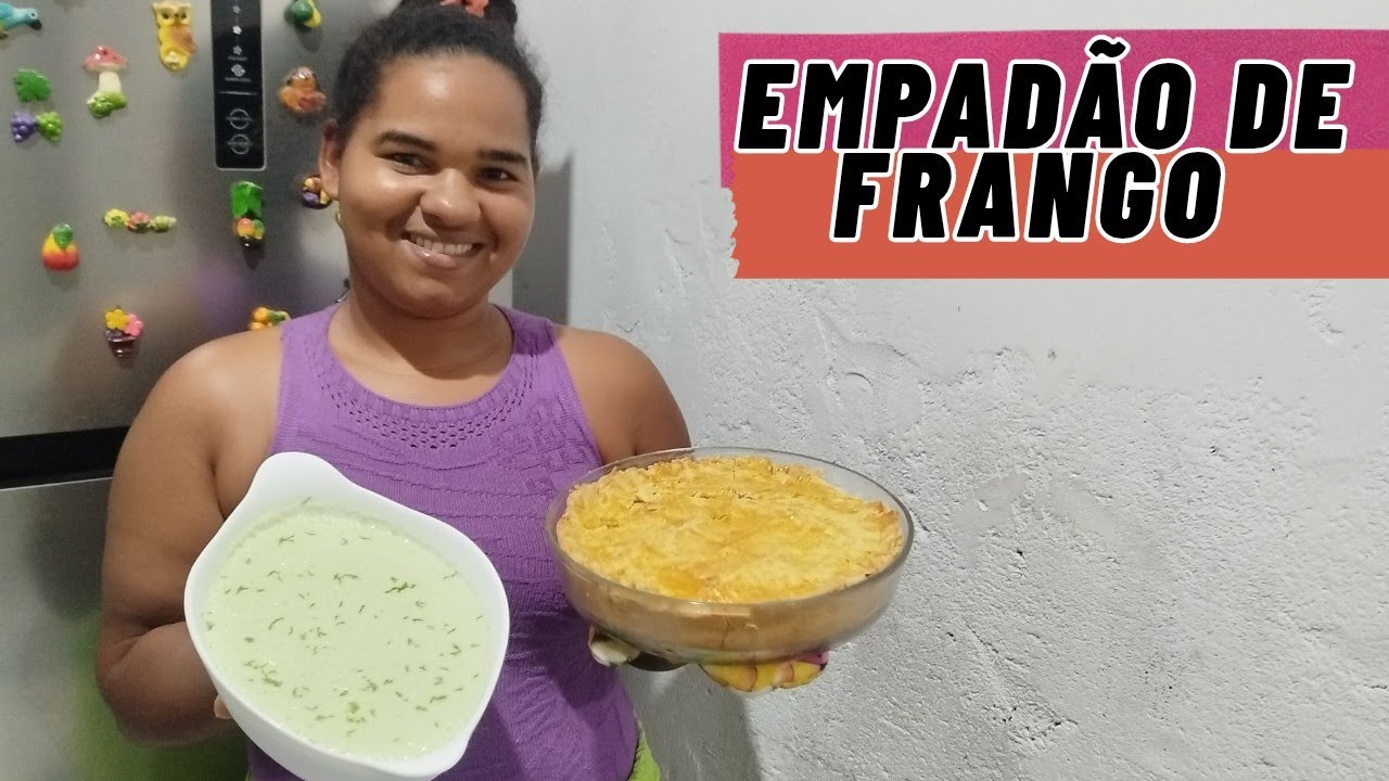 Fiz empadão de frango pela a primeira vez+mousse de limão