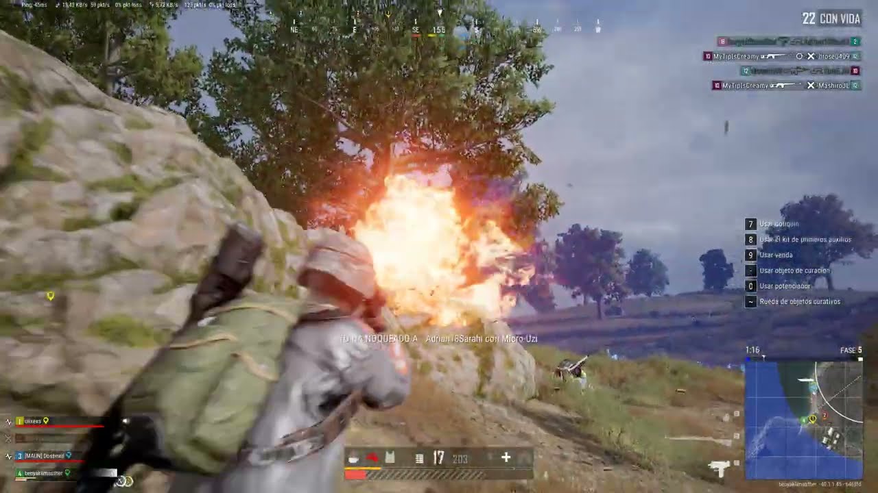 JUGADA EPICA MUY BUENA EN PUBG BATTLEGROUND