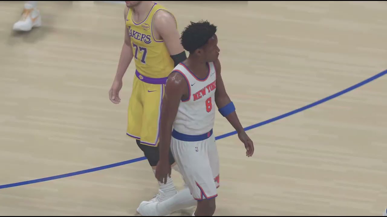 NBA 2K26 Los Angeles Lakers Vs. New York Knicks