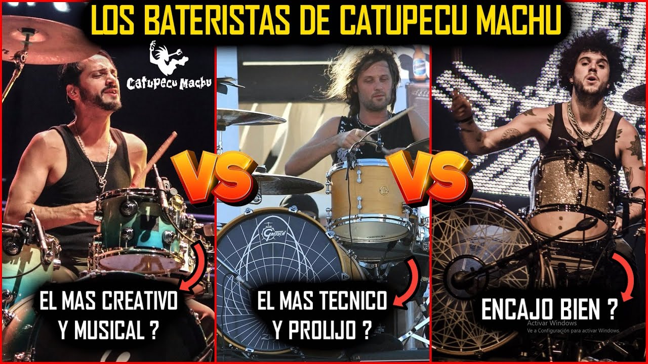 La Historia De Los Bateristas De Catupecu Machu: Abril Sosa Vs Javier Herrlein Vs Agustin Rocino 🥊
