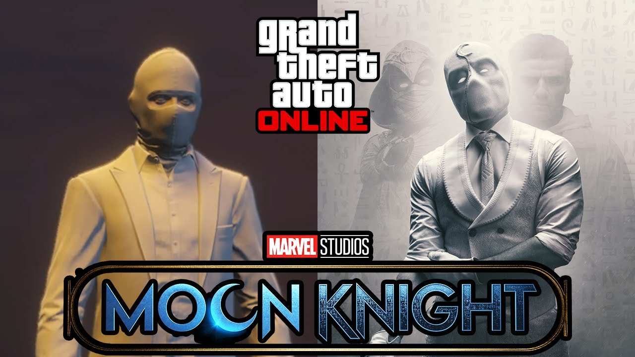 Playing as Moon Knight in GTA 5 Online