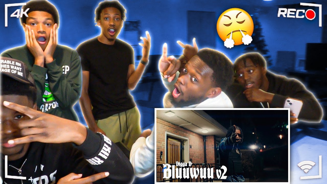 AMERICANS REACT TO DIGGA D - BLUUWUU 2 FT. SAV'O x TY x RACK5 x HORRID1 x MSKUM x DODGY x ZK!