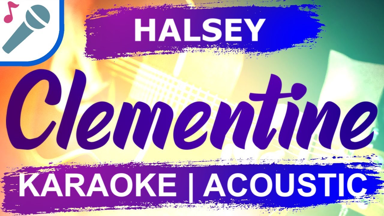Halsey - Clementine - Karaoke Instrumental (Acoustic)