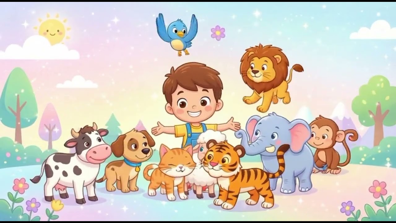 Animal Sounds Song for Kids | Learn Animals & Sounds | BBT – Baby Bloom Tunes