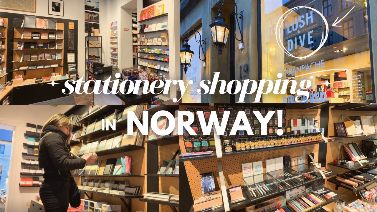 stationery store shopping • oslo, norway [lush dive]