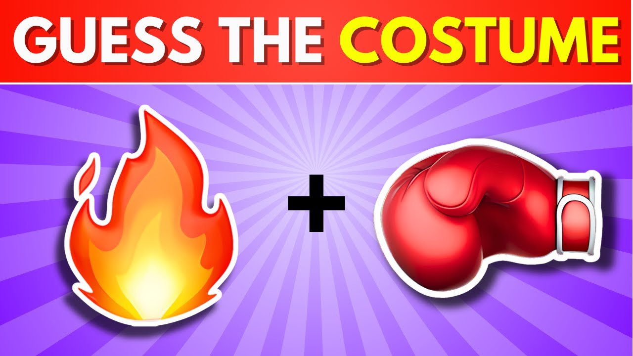 Угадай костюм на Хэллоуин по эмодзи 👻🎃 2024 Emoji Quiz Challenge