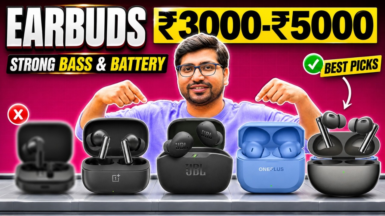 Don&rsquo;t Buy Earbuds🚫 Best Earbuds Under 3,000⚡Best Earbuds Under ₹5,000 in 2026