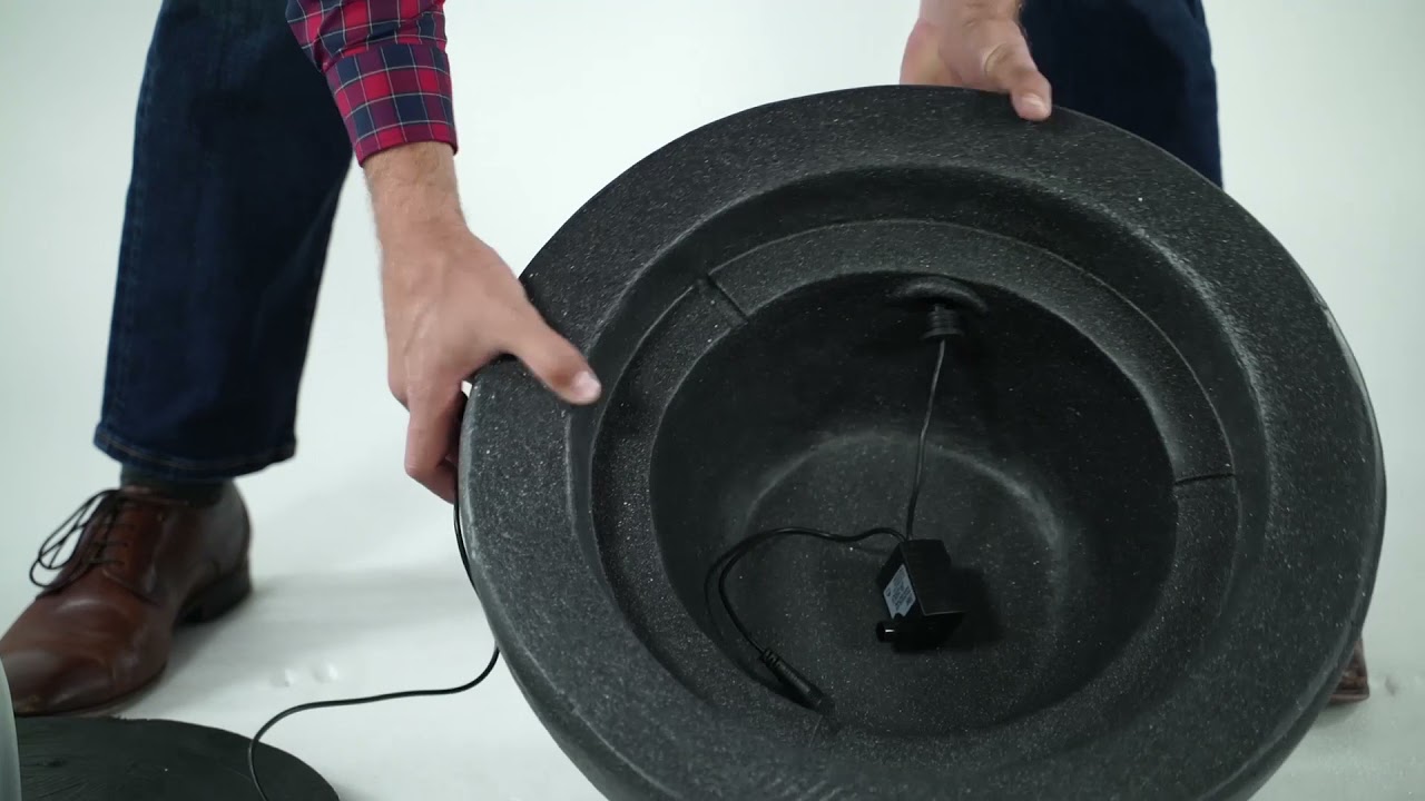 GE2019FTBK XBrand Round Fountain Instructional Video