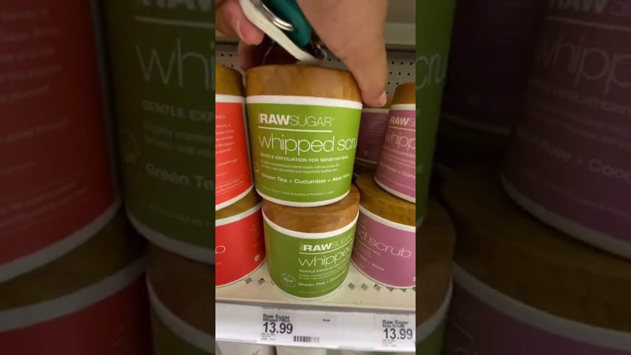 AMAZING RAW SUGAR WHIPPED SCRUBS! #shorts