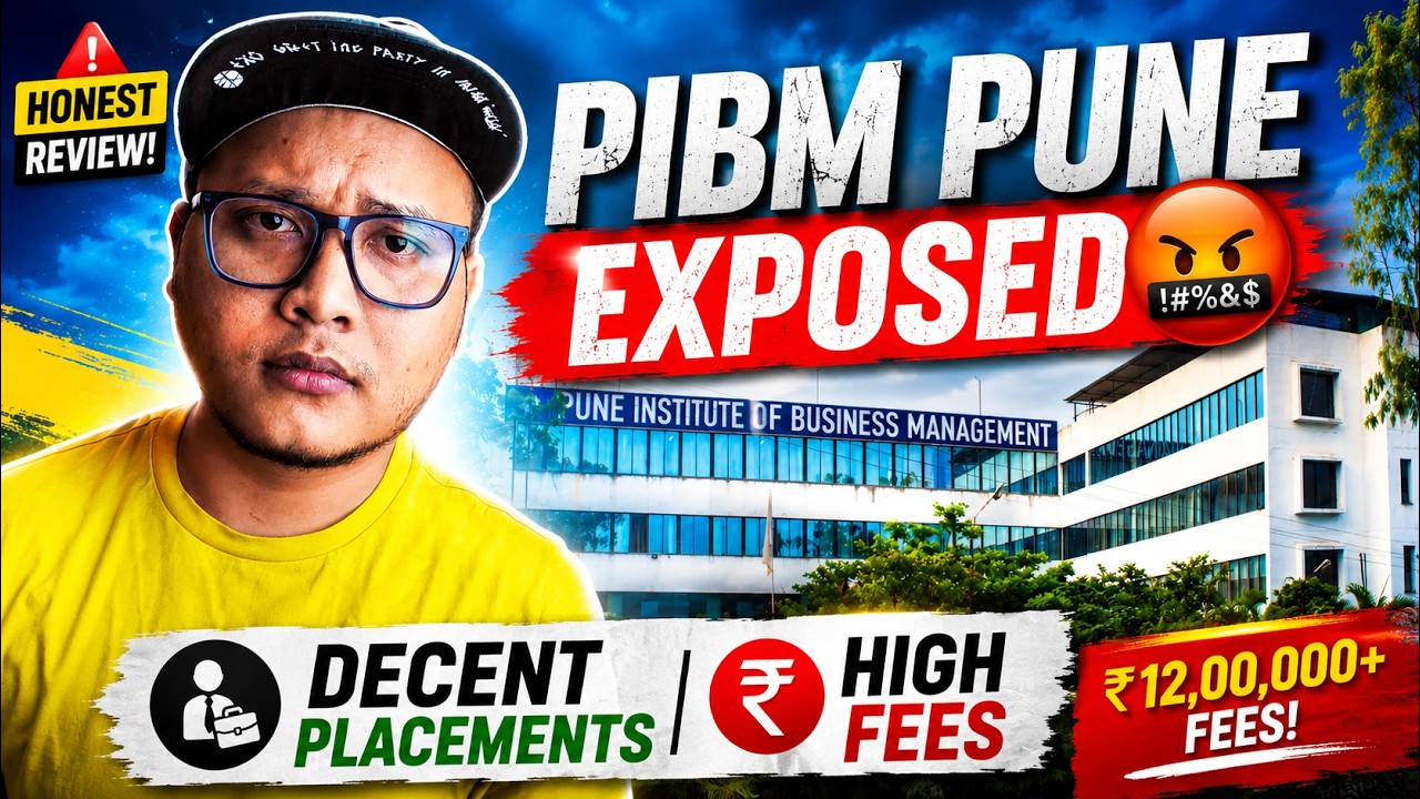PIBM Pune Exposed🤬 Decent Placements, High Fees | Honest Review!
