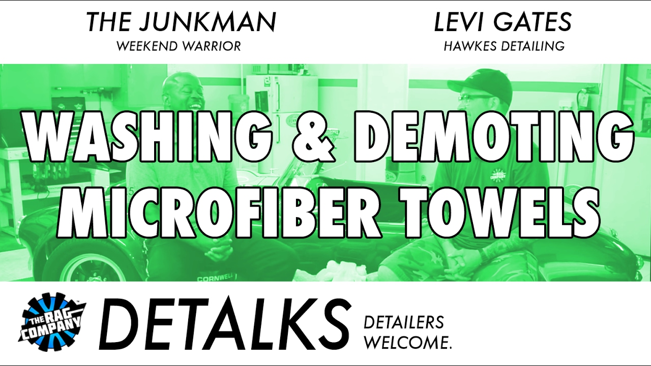 DETALKS - How To Wash Your Microfiber Towels + How To Handle Linting & Demoting