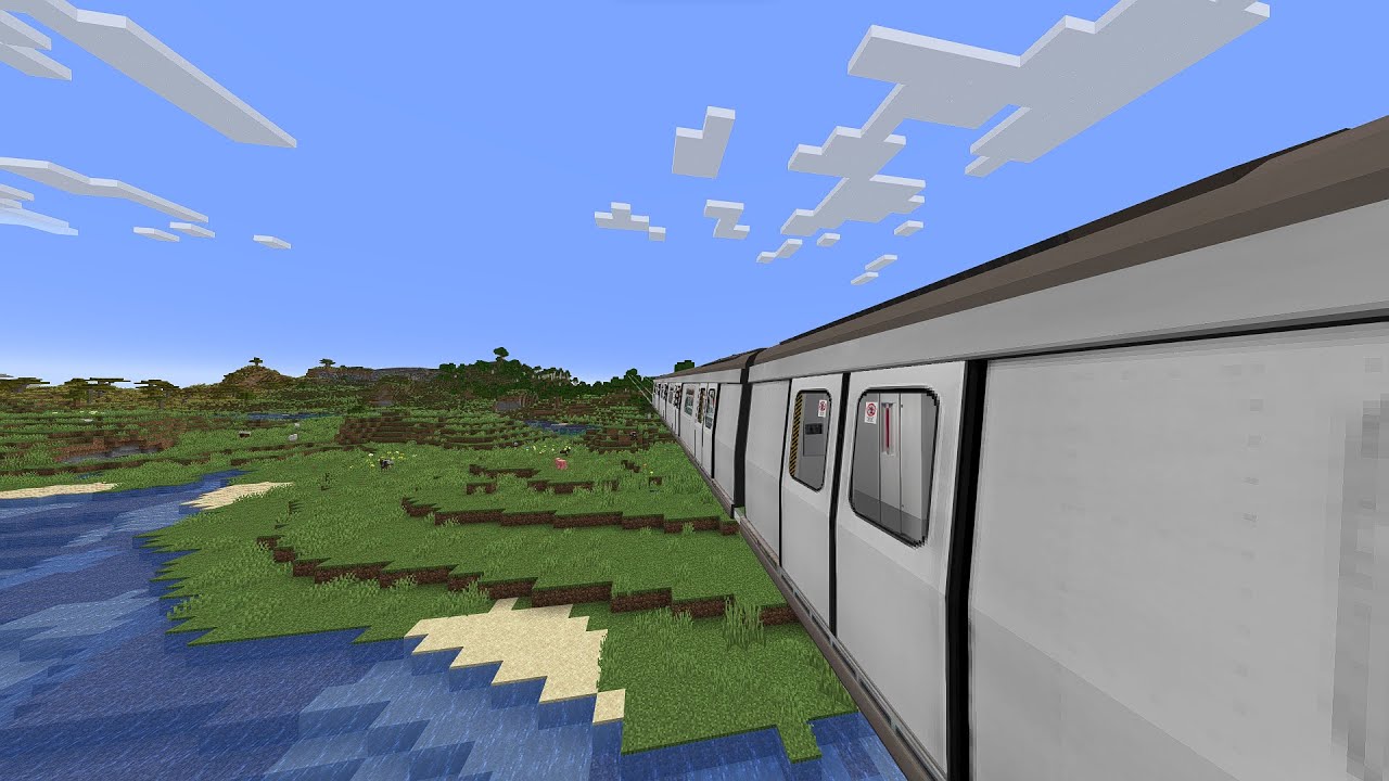 Minecraft Transit Railway 1 18 2   Singleplayer 荃灣綫(Train view)