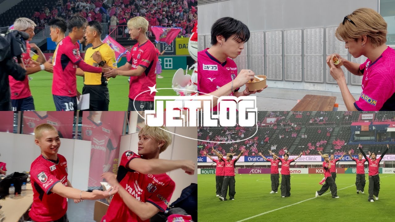 【VLOG】セレッソ大阪さんの試合にて、スペシャルパフォーマンス⚽️🌸 #JETLOG