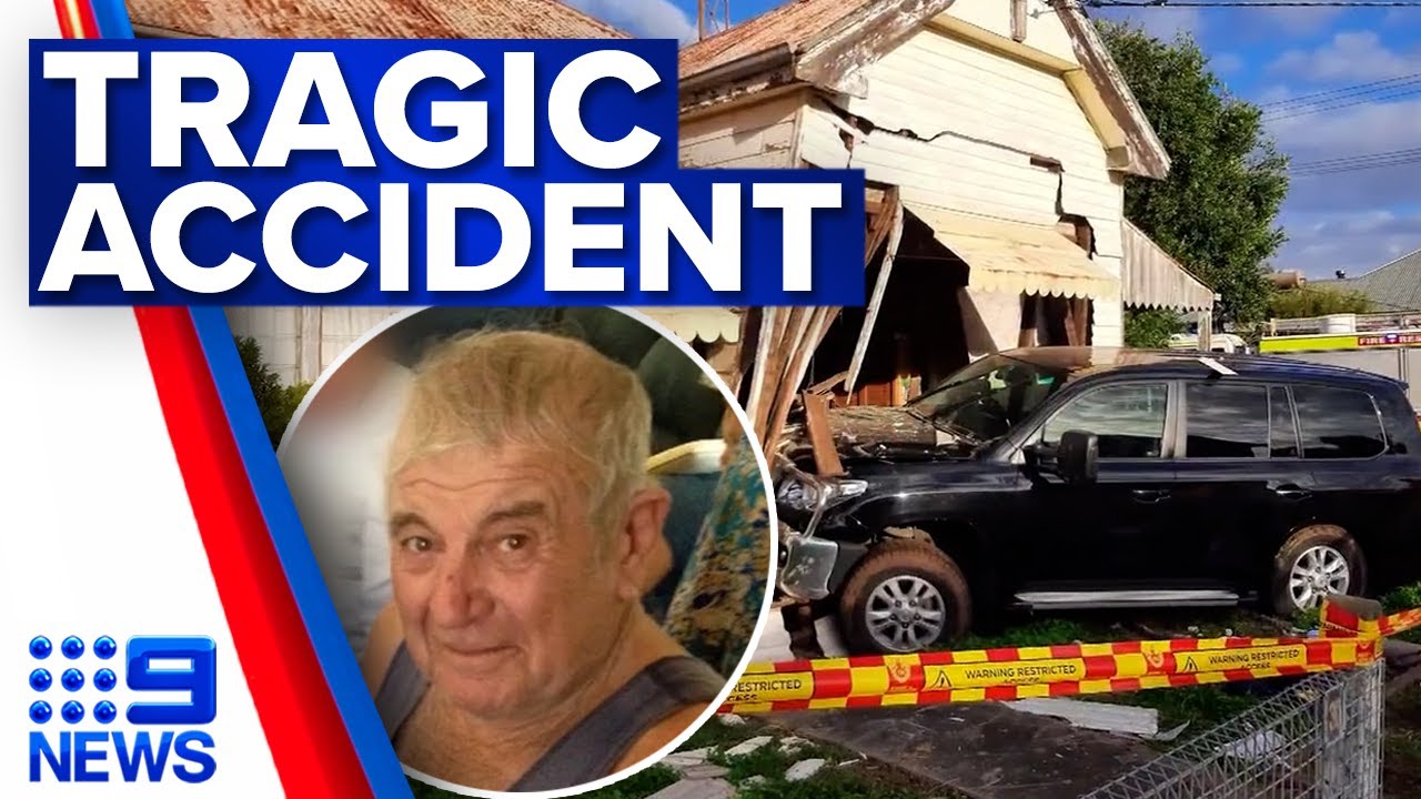 Elderly man dies after car crashes into home while he was asleep | 9 News Australia