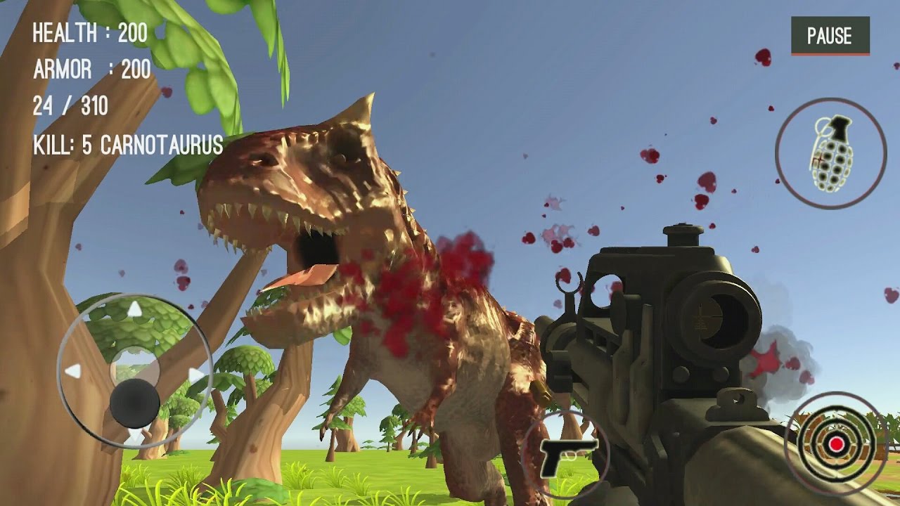 Dinosaur Hunter Dino City 2017 Android Gameplay #5
