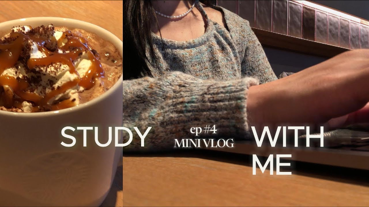 Study with me | 한국가기 전까지 열심히 공부하기