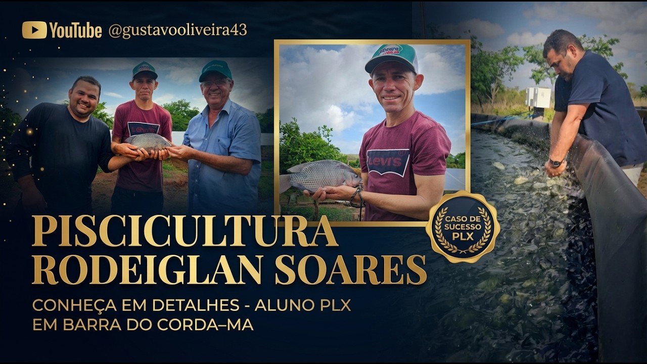 Conheça em detalhes a Piscicultura Rodeiglan Soares | Aluno PLX em Barra do Corda–MA