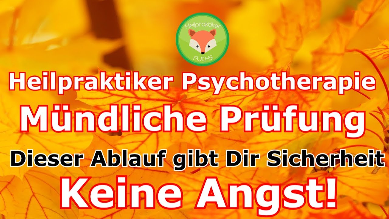 Heilpraktiker Psychotherapie Mündliche Prüfung - Diese FRAGEN werden dir im GESUNDHEITSAMT gestellt